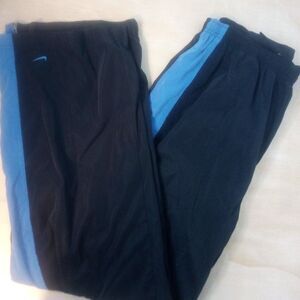 Vintage Nike Small Swoosh Striped Lined Wind Pants Joggers Trainers Women